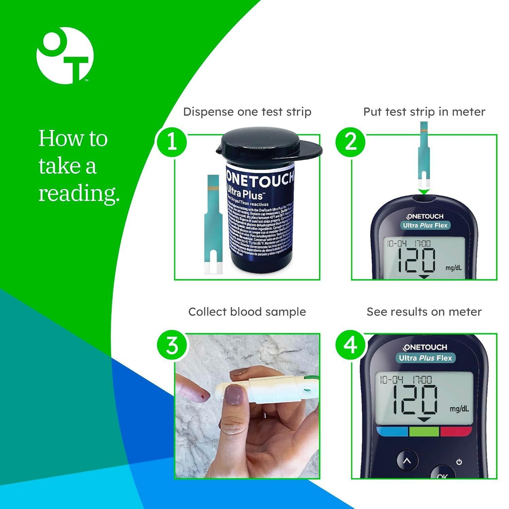 Blood Glucose Test Kit with Meter, Strips, Lancets, Pouch C156