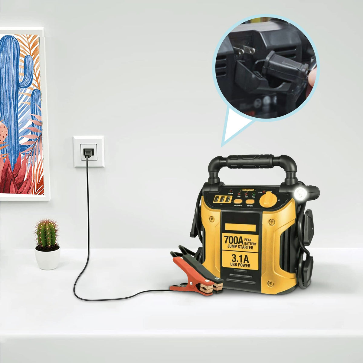 12V Jump Starter Charger Cable N501