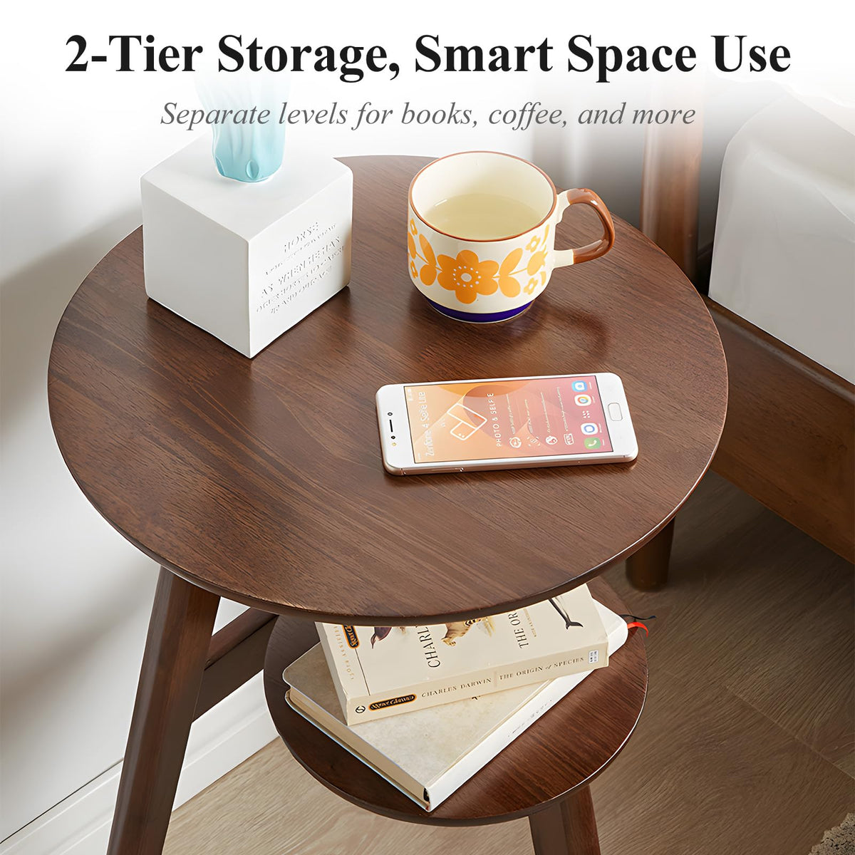 2-Tier Round Side Table M362