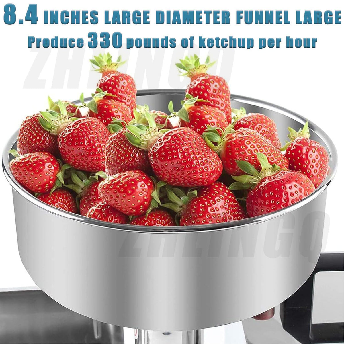 450W Stainless Steel Electric Food Mill Q2760