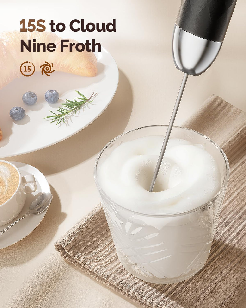 Rechargeable Milk Frother I63121