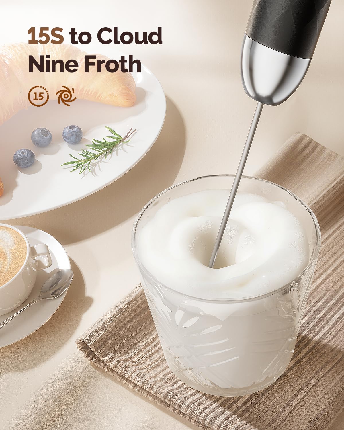 Rechargeable Milk Frother I63121