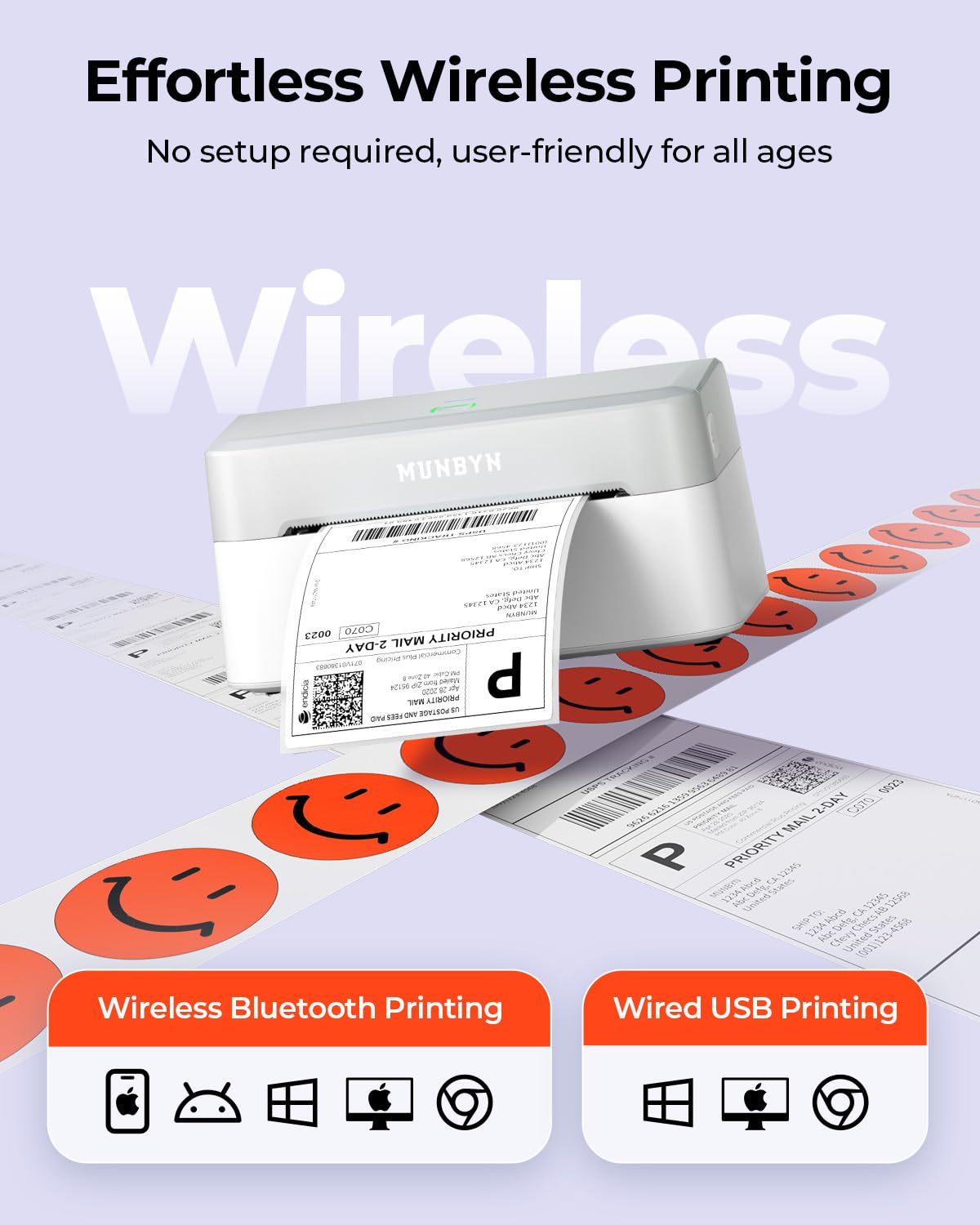 Bluetooth Thermal Label Printer W57766