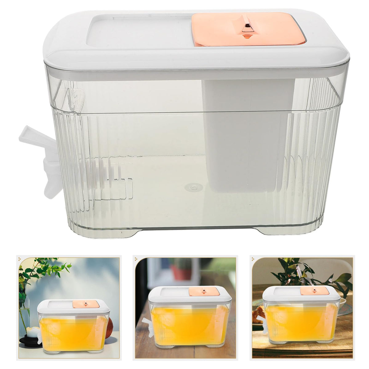 Cold Water Jug with Faucet White N7332
