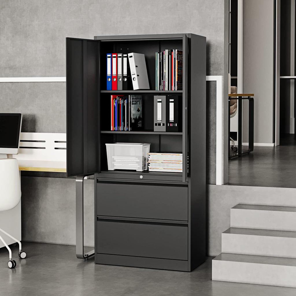Metal Cabinets with Lockable Drawers and Doors S21714