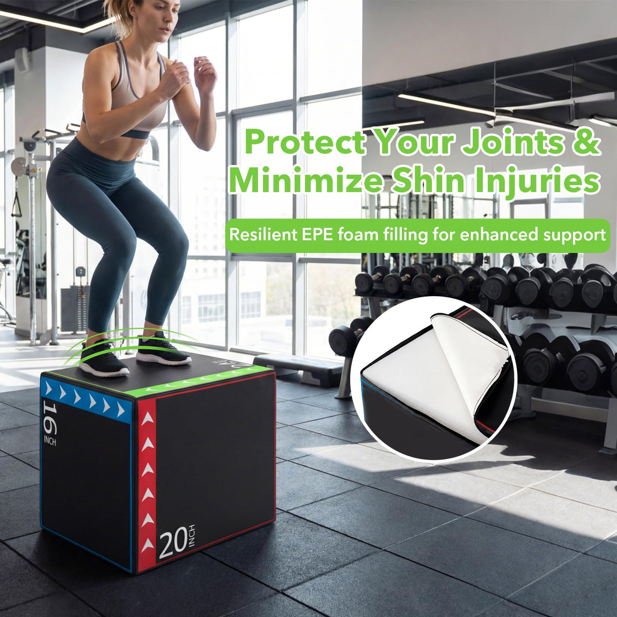 Plyometric Jump Box 3-in-1 E90523