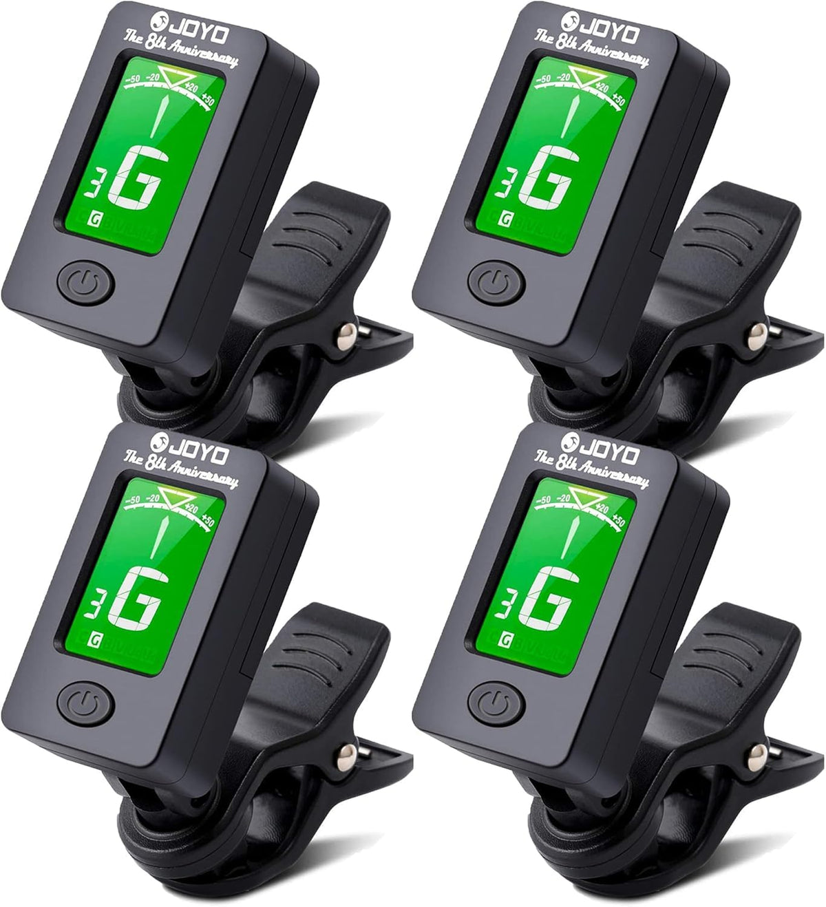 Clip on Chromatic Tuner 4PCS Black B70744