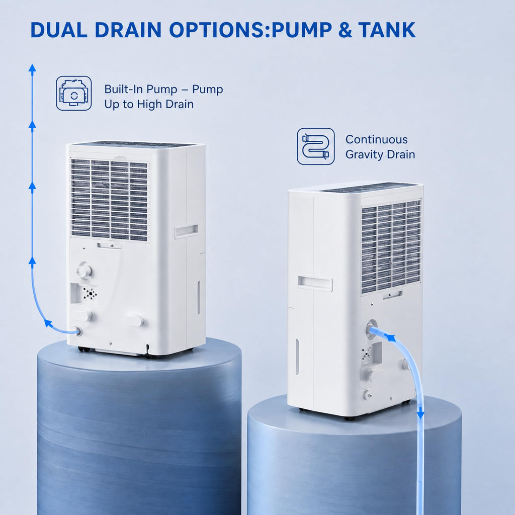 150 Pint Dehumidifier with Pump and Drain Hose R259691