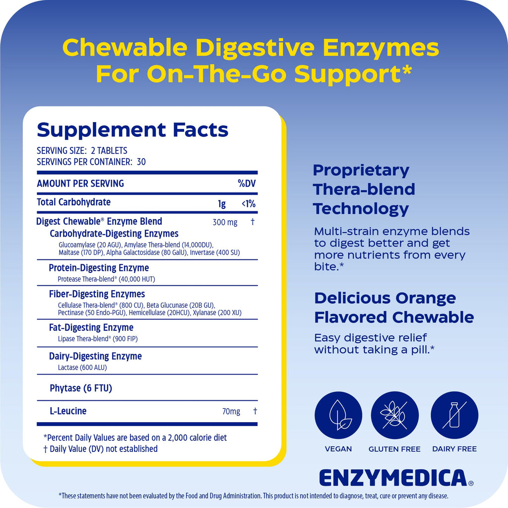 Digest Complete Chewable 60 Tablets S22635