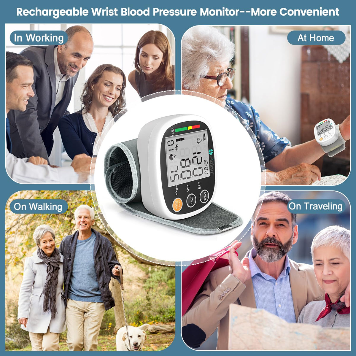 Wrist Blood Pressure Monitor F9056