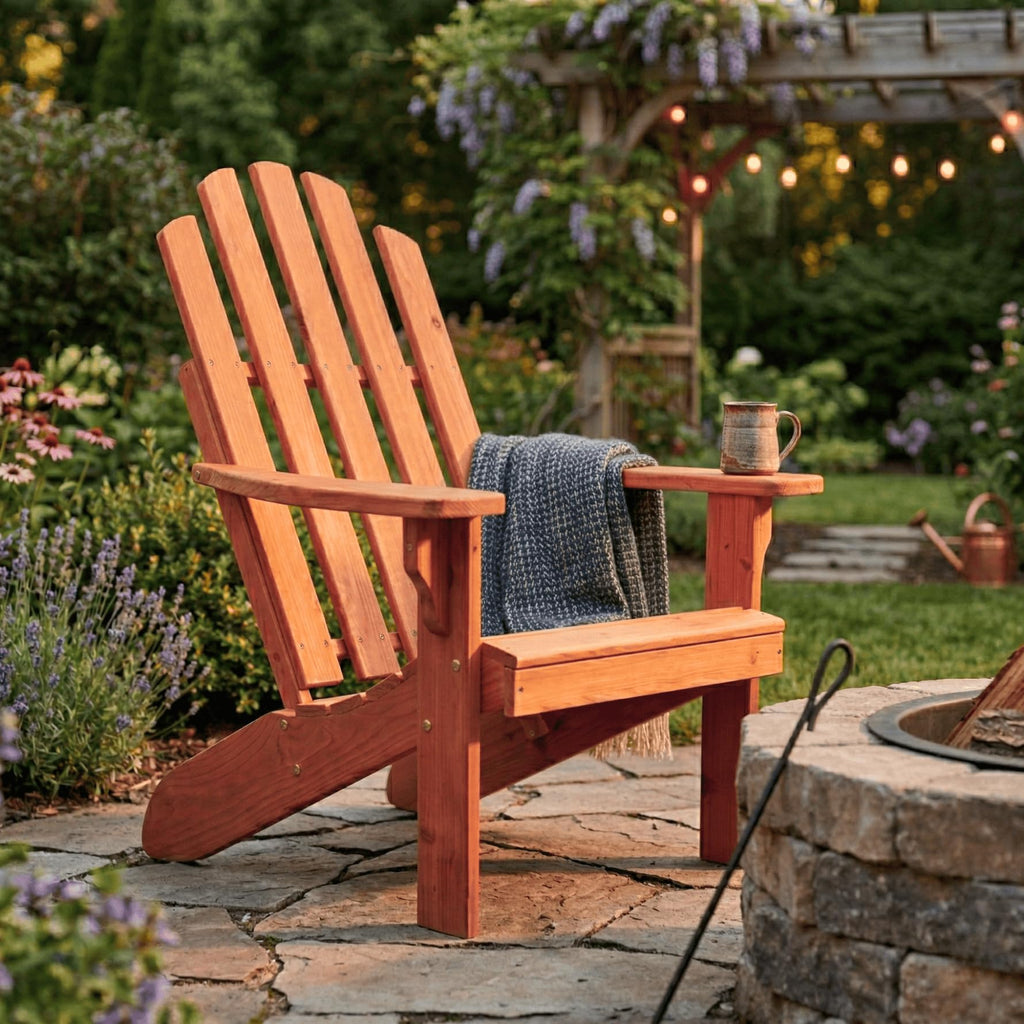 Cedar Stain Adirondack Chair O966764