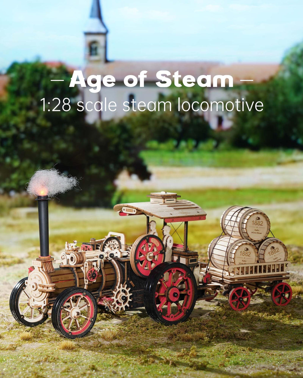 3D Puzzle 469pcs Wooden Mechanical Assembly Model Kit U247442
