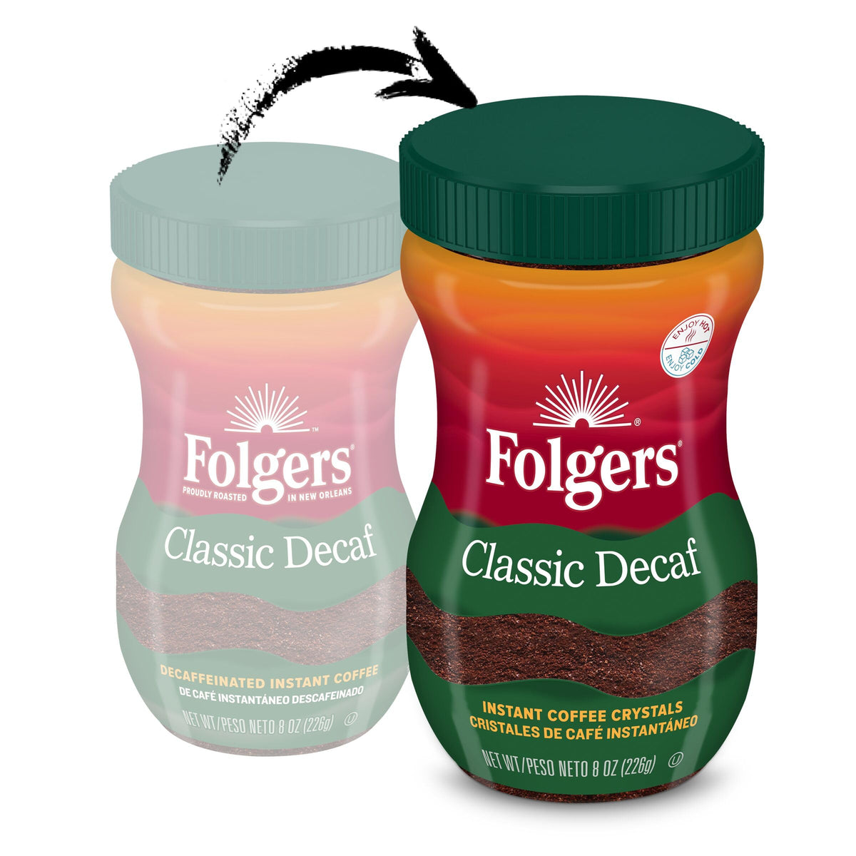 Classic Decaf Instant Coffee 8 Oz J974040