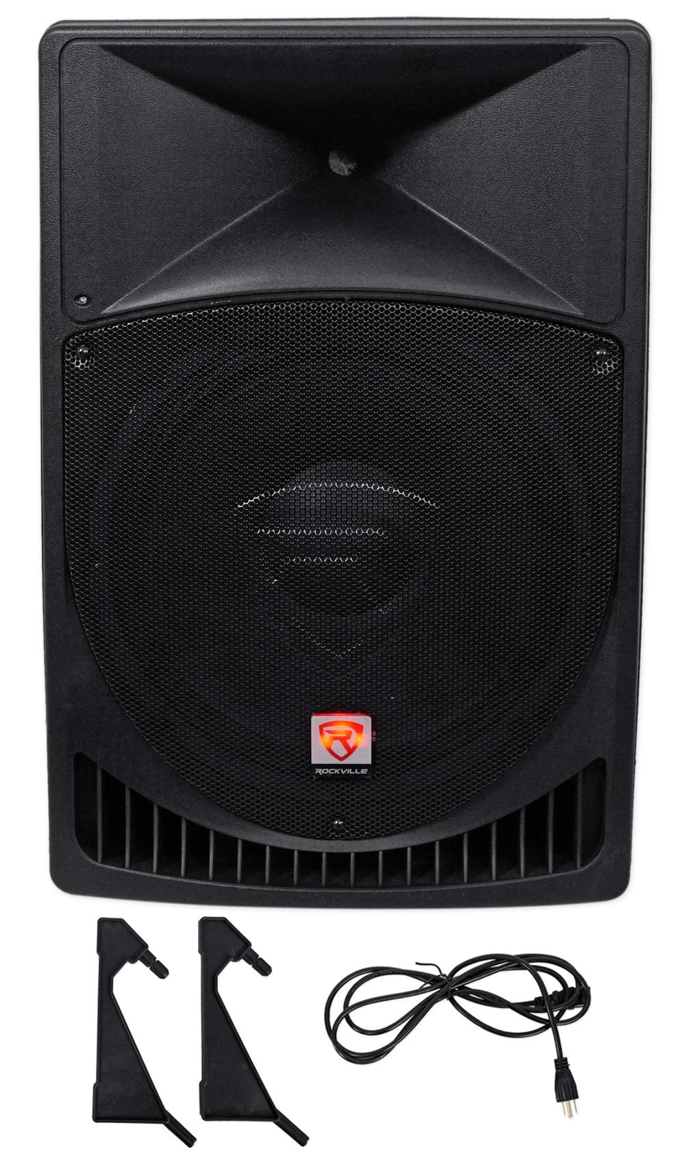 15" 1000W PA Speaker 2-Pack with Mics F209377
