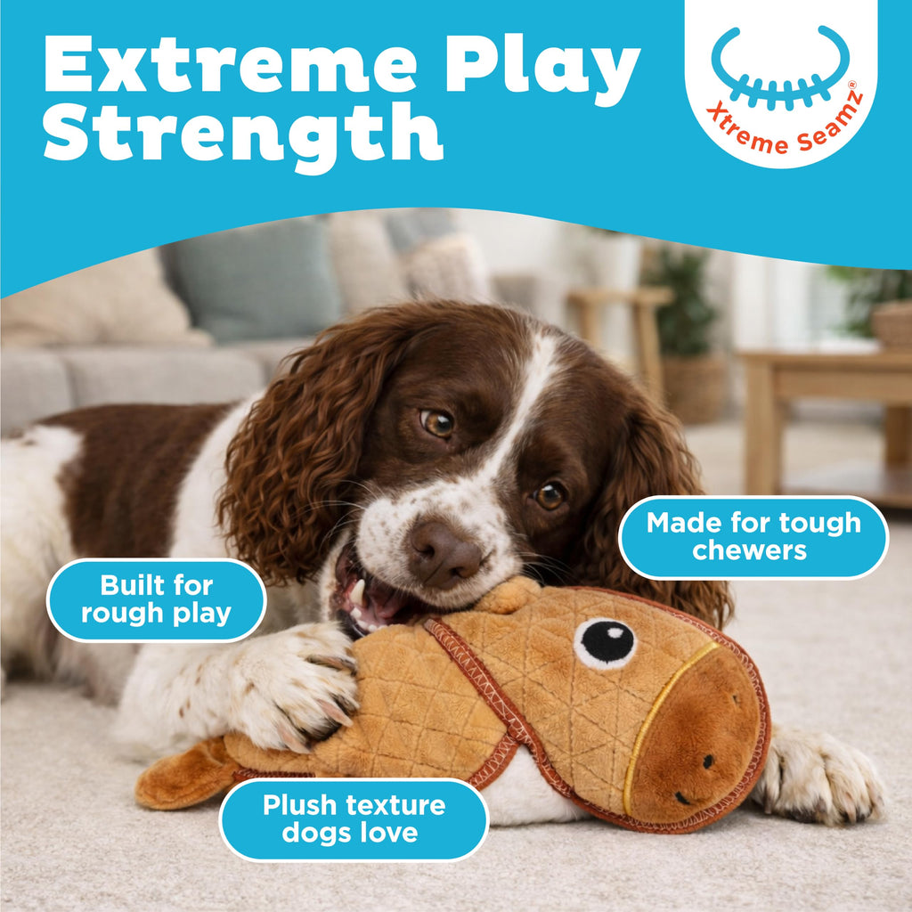 Durable Plush Dog Toy with Squeaker V76248