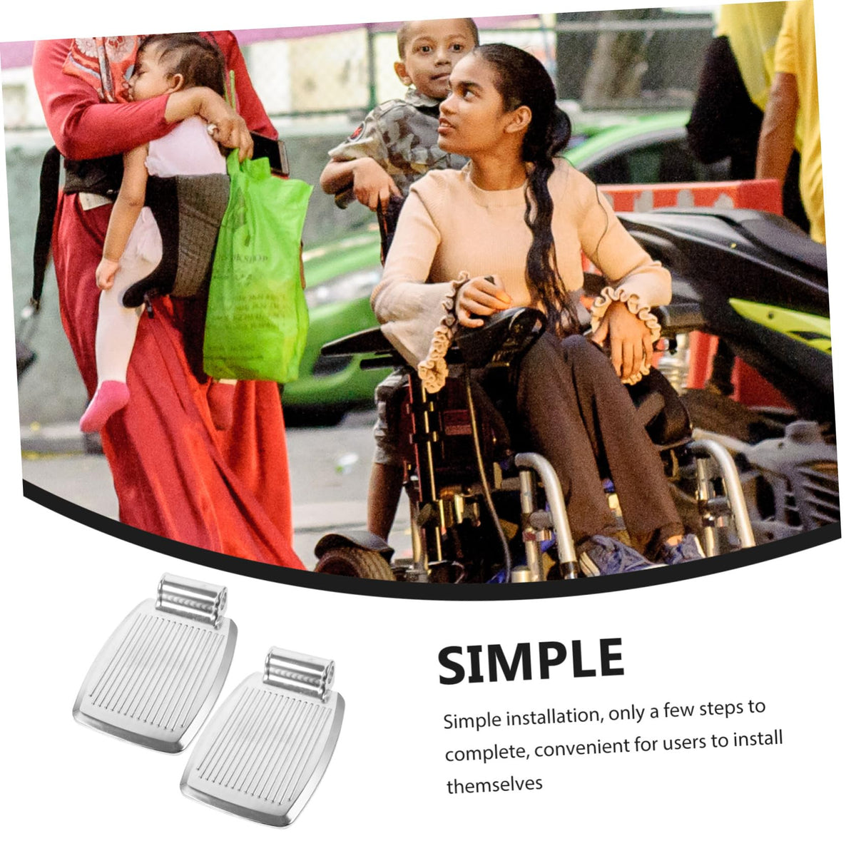 Wheelchair Footrest Pad Replacement Heavy Duty K380