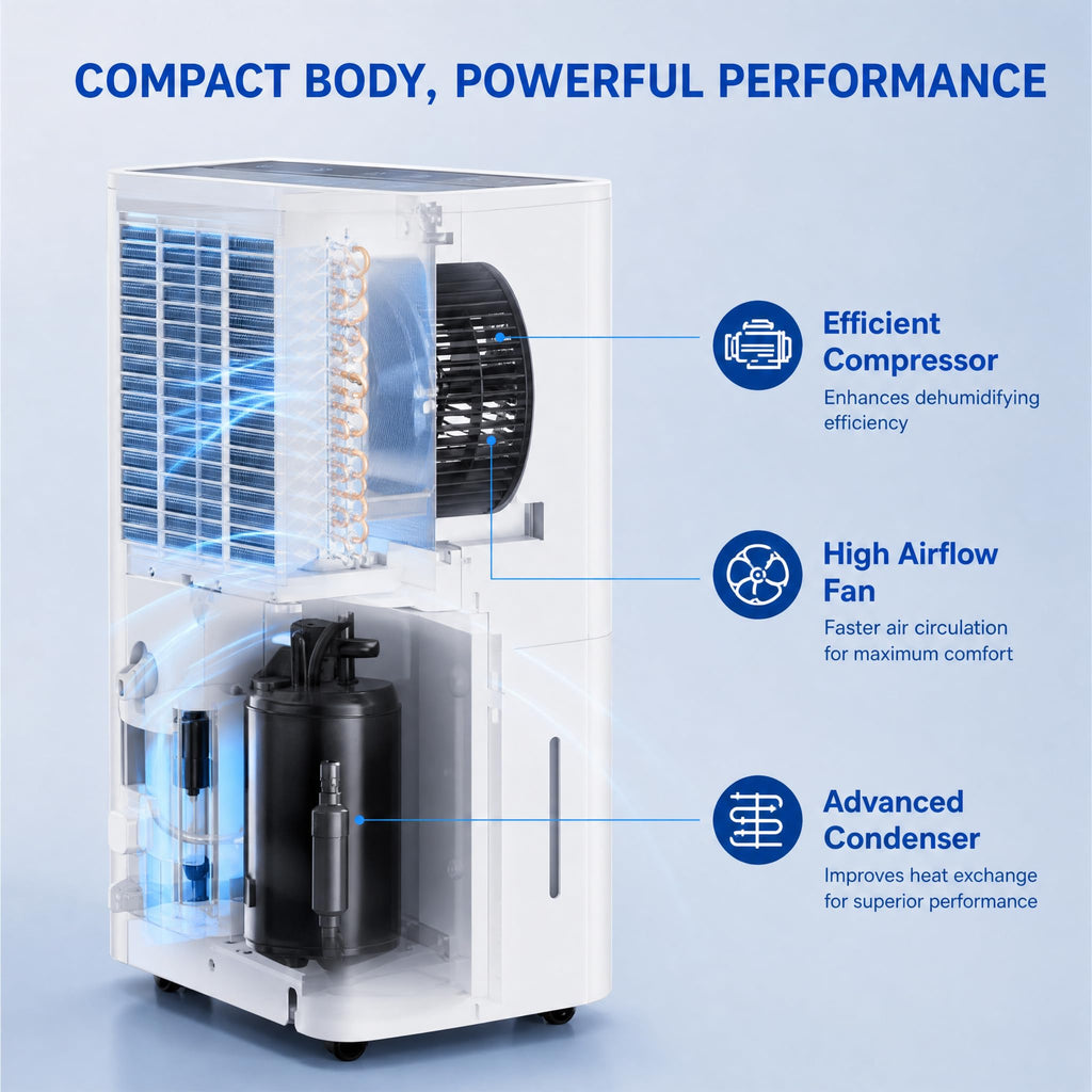 150 Pint Dehumidifier with Pump and Drain Hose R259691