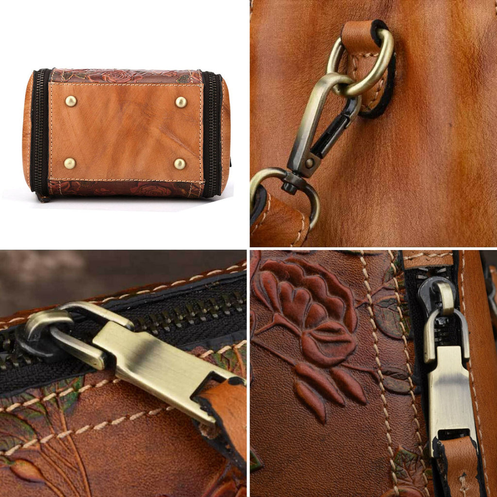 Small Leather Shoulder Bag Crossbody Pack T1173