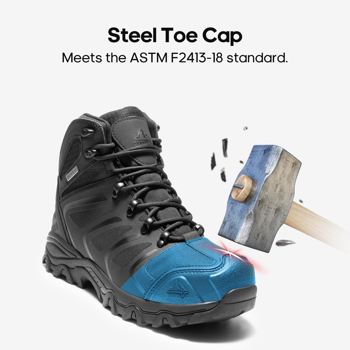 Waterproof Steel Toe Work Boots C140942