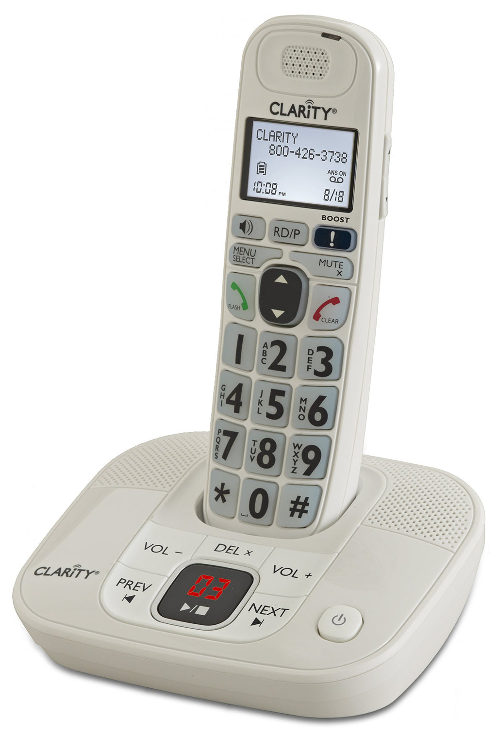 Dect 6.0 Corded Cordless Phone with Digital Answering System I781103