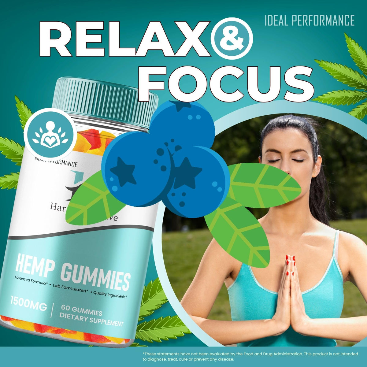 Hemp Gummies Maximum Strength All Natural 3 Pack N2113