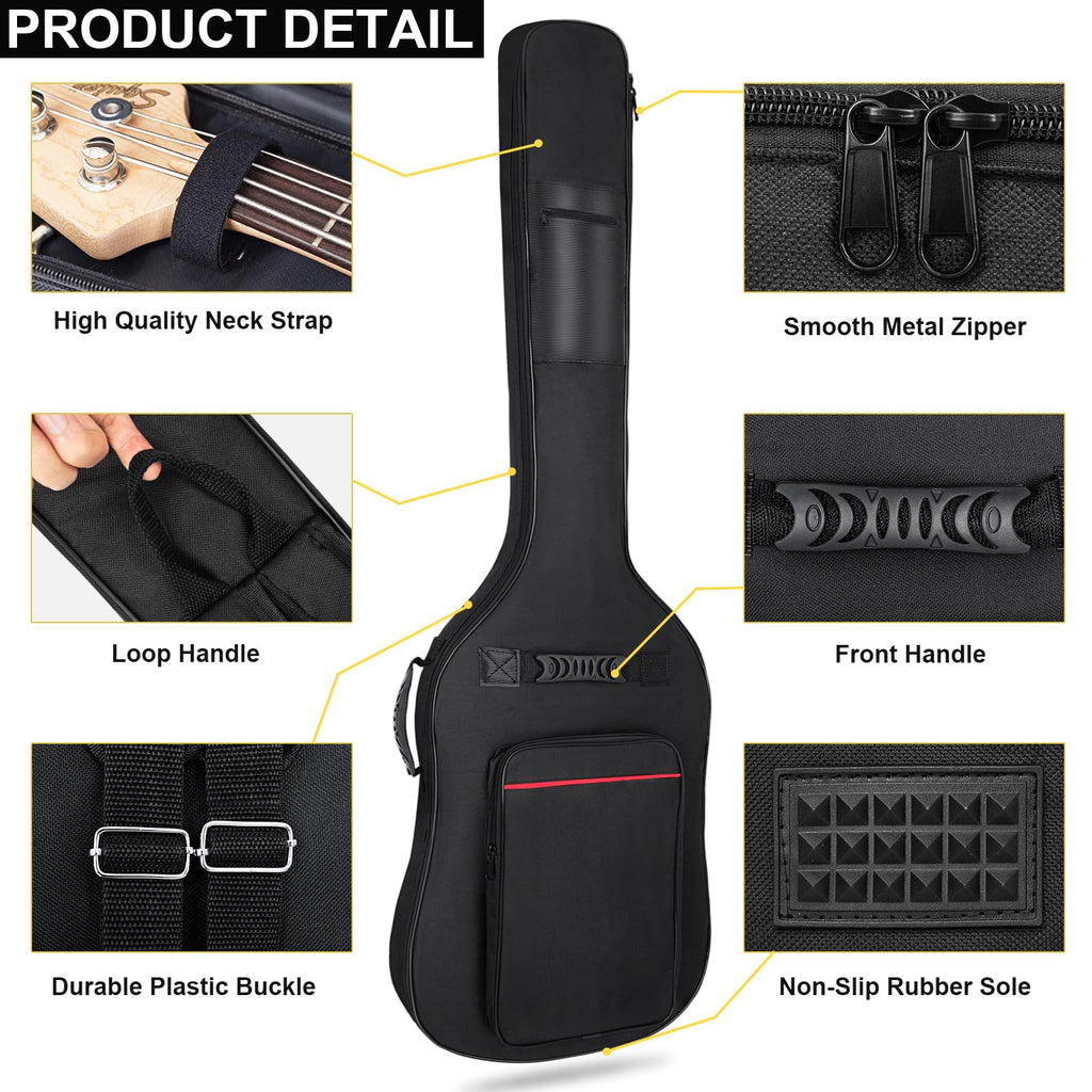 7mm Padding Waterproof Electric Bass Guitar Bag Q62577