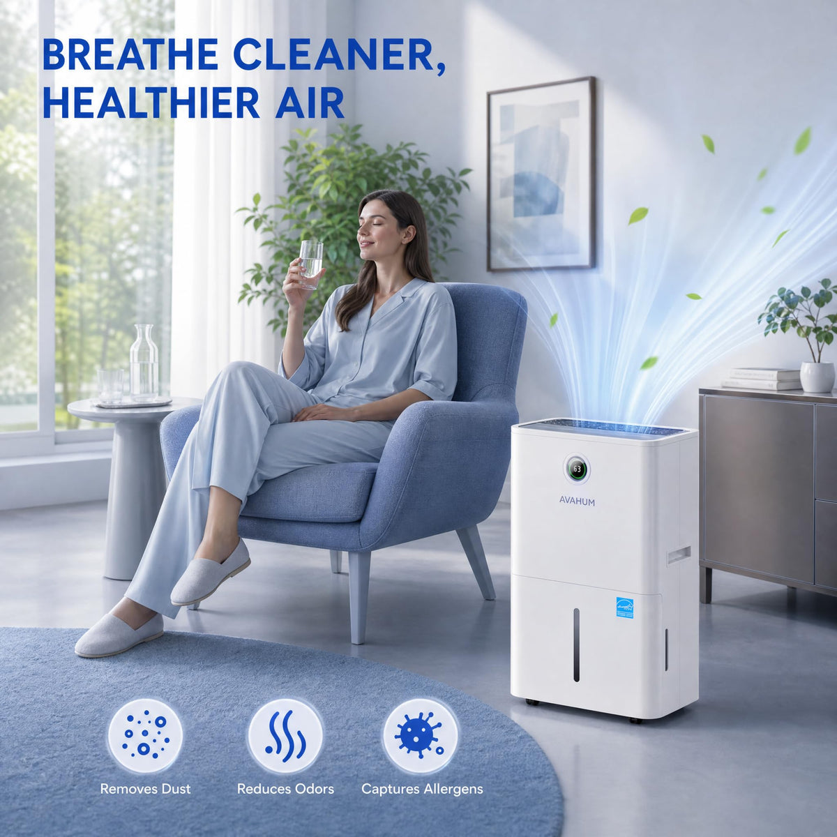 150 Pint Dehumidifier with Pump and Drain Hose R259691