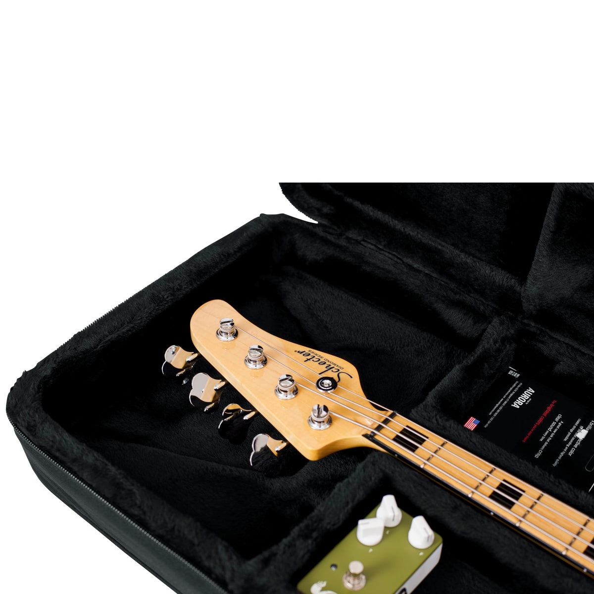 Lightweight Polyfoam Guitar Case for Electric Bass Guitars M6835