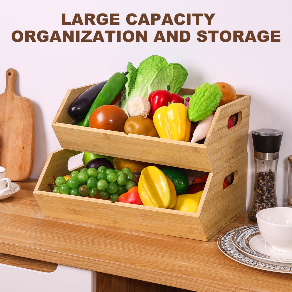 2 Set Bamboo Storage Bins R299803