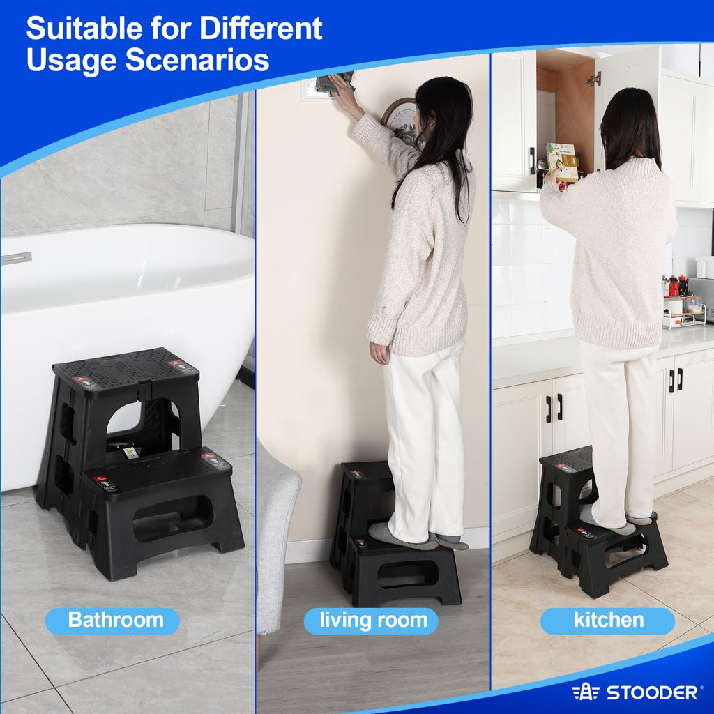 Folding 2-Step Non-Slip Step Stool R2560