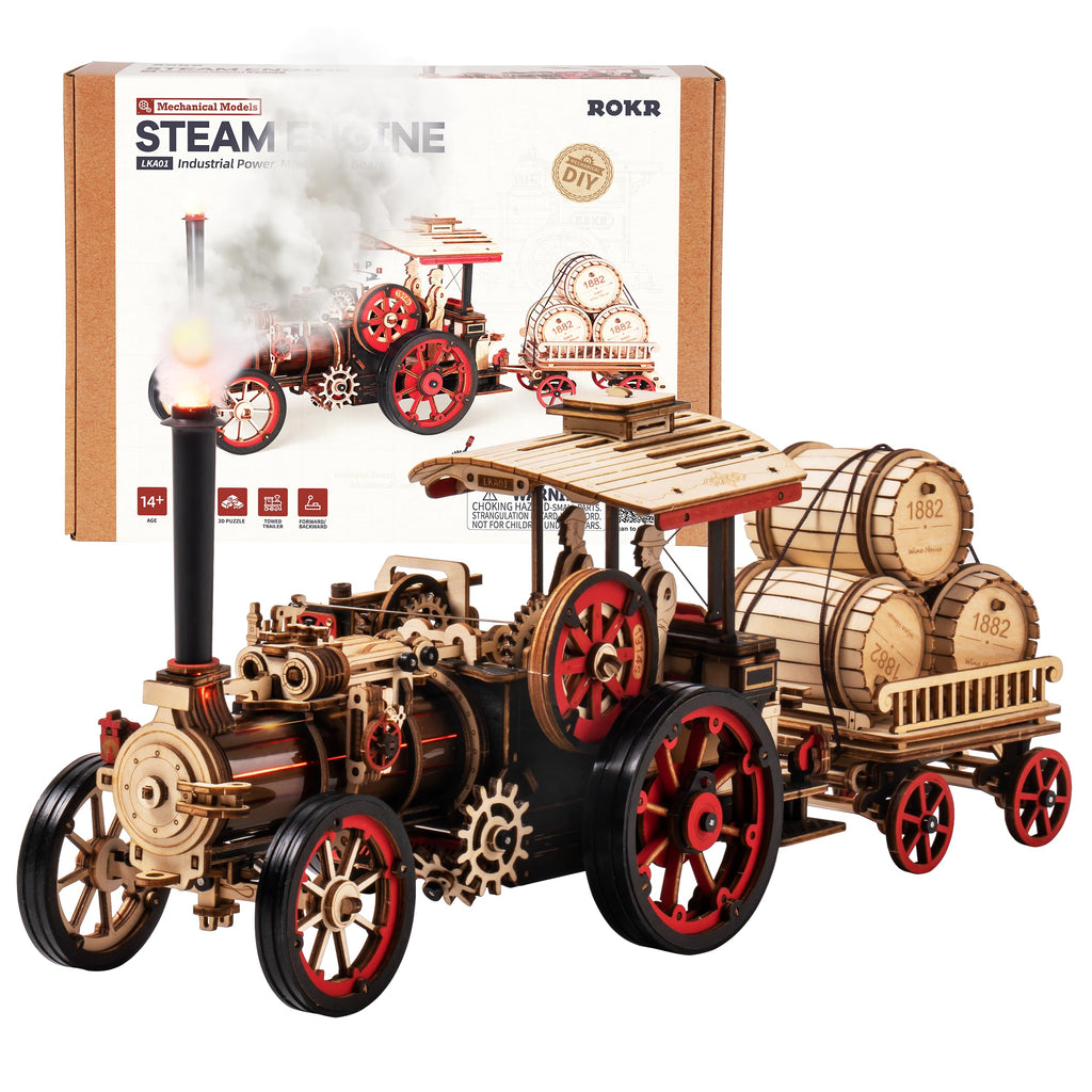 3D Puzzle 469pcs Wooden Mechanical Assembly Model Kit U247442
