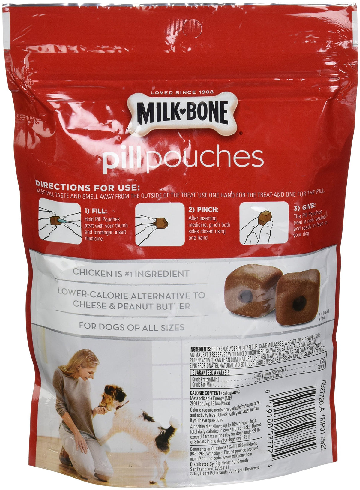 Milk Bone Pill Pouches With Real Chicken I9572