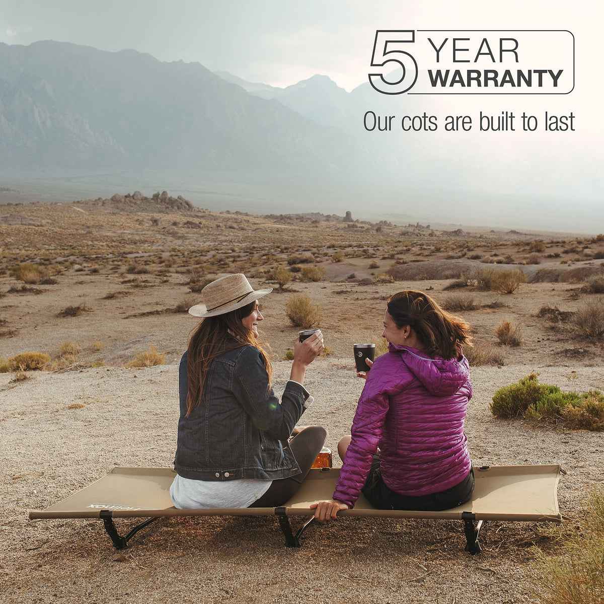 Coyote Tan Camping Cot W7894
